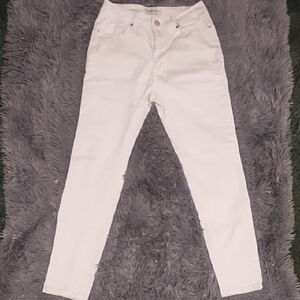 Eighty Eight Women's White Skinny Jeans
